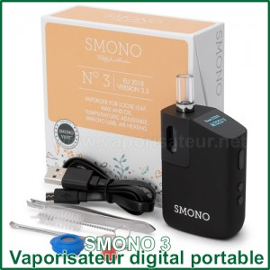 Smono N°3 - mini vaporisateur portable à chauffe par convection 