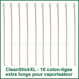 Coton-tiges x 10 extra longs CleanStickXL pour nettoyage vaporisateur