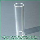 Embout en verre quartz longueur standard 55mm pour vaporisateur TinyMight