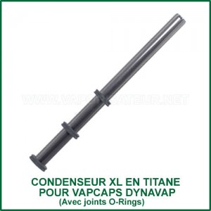 Condenseur en titane XL pour DynaVap VapCap - Titanium XL Condenser DynaVap