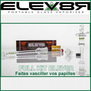 Elev8R vaporisateur en verre portable et adaptable sur bubbler