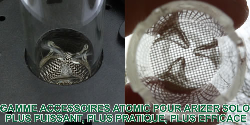 Le principe du filtre Atomic de l'embout en verre Cool Booster