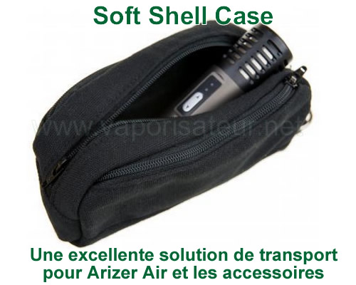 Sacoche Soft Shell Case pour le transport des vaporizers portatif Arizer Solo 1 et 2 et Arizer Air 1 et 2
