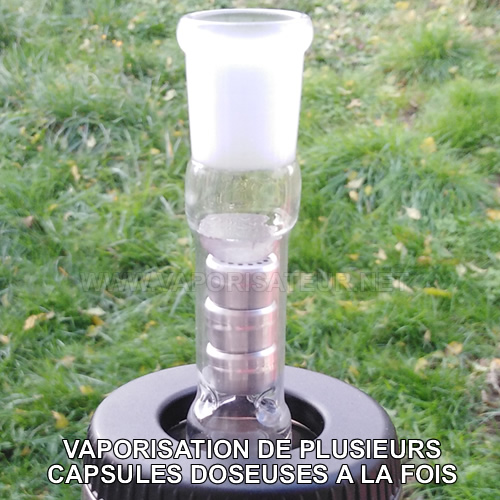 Caps Bowl pour vaporisateurs Arizer Extreme Q et V Tower avec 3 capsules doseuses Mighty et Crafty à la fois