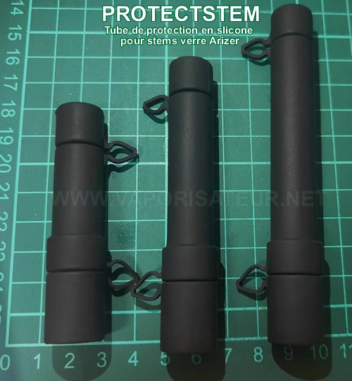 ProtectStem - le tube en silicone protecteur des embouts en verre Arizer Solo 1 et 2, Air 1 et 2, Air Max