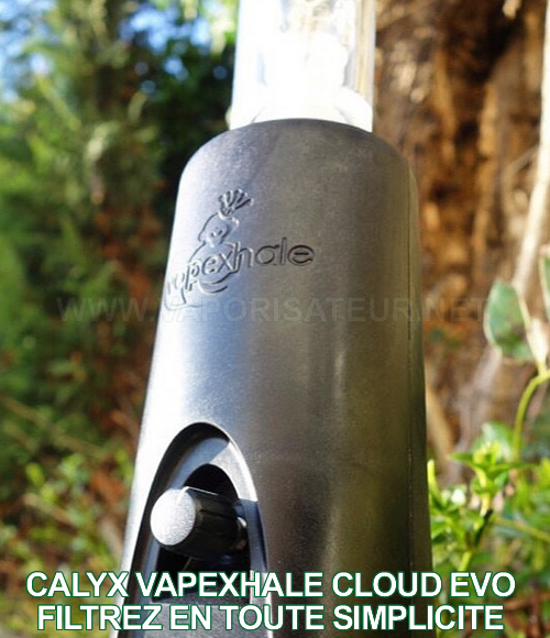 Calyx - bubbler portatif du Cloud Evo Vapexhale pour la filtration et rafraichissement de la vapeur