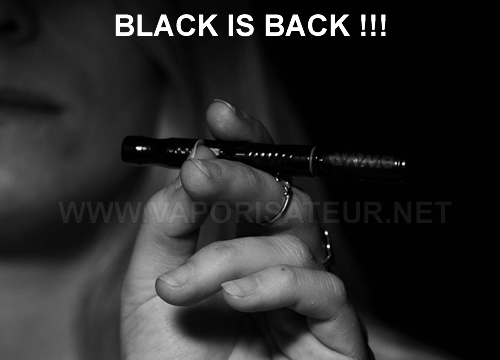 Présentation du vaporizer VapCap M 2021 Black Noir Obsidium - exemple de tenue dans la main du VapCap M 2021 Obsidium
