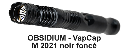 Vaporisateur portable VapCap M 2021 Obsidium Noir