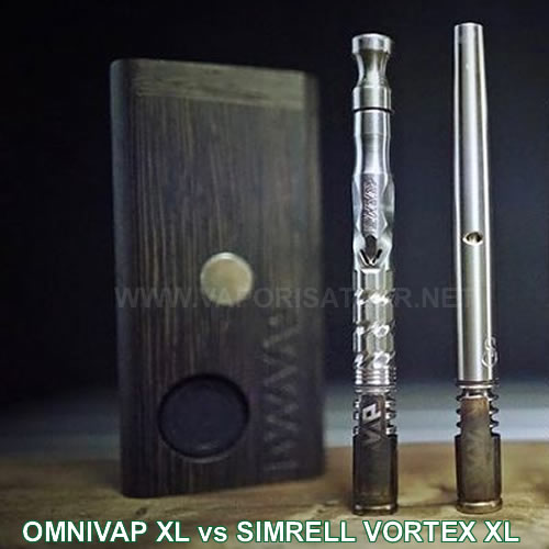Comparaison entre le vaporisateur OmniVap DynaVap et le Titanium Simrell Vortex XL