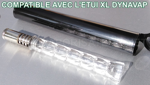 L'embout en verre retardant de vapeur FlowBooster 2.0 pour vaporizers DynaVap fabriqué en France