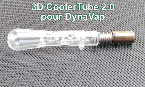 Corps en verre pyrex refroidisseur de vapeur DynaVap - 3D CoolerTube Fat