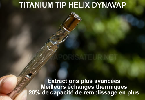 Présentation du nouveau tip en titane Dynavap Titanium Tip Helix