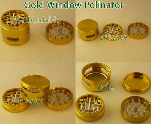Gold Window grinder polinator 4 pièces