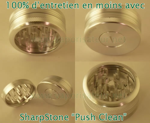Grinder Sharpstone Push Clean accessoire vaporisateur