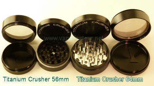 Grinder Titanium Crusher - grinder pollinisateur XXL pour vaporisateur