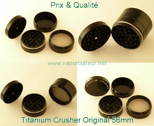 Grinder Titanium Crusher - grinder polinator pour vaporisateur