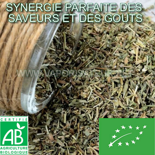 Synergie des saveurs et des arômes des herbes de Provence vaporisées