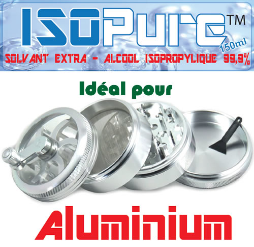 Entretien des grinders aluminium avec l'ISOPure