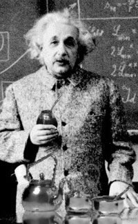 Einstein bouvait du boisson au maté