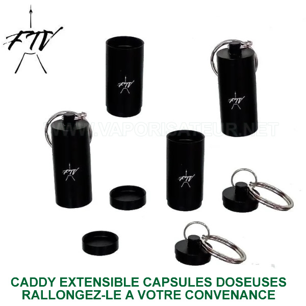 Le caddy extensible FTV - toutes les pièces présentées: le caddy et les extensions