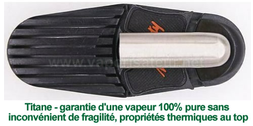 Embout buccal en titane pour vaporisateur portable digital Mighty et Crafty