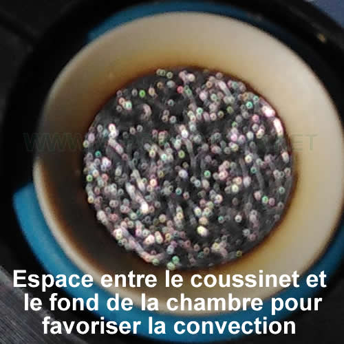 Disques de fil d'acier compressés spécial convection pour vaporiser efficacement des huiles, liquides et extraits concentrés végétaux avec  vaporizers Mighty et Crafty+