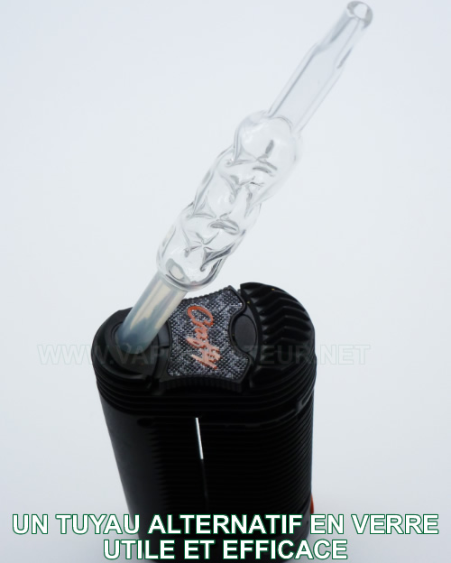 Embout buccal en verre refroidisseur de vapeur 3D Glass Vial MyVapeLAB pour vaporisateur portable Mighty et Crafty