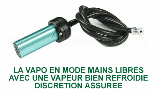 Adapter un tuyau whip sur vaporisateur portable Pax 2 ou Pax 3 avec connecteur tuyau NewVape