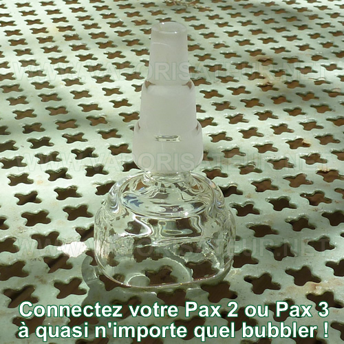 Connecteur water pipe  universel 3 en 1 pour vaporisateurs Pax 2 et 3