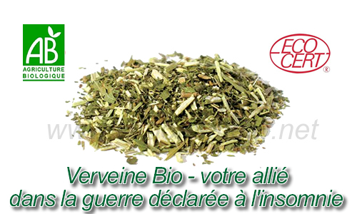 Verveine bio Ecocert en aromathérapie avec vaporisateur