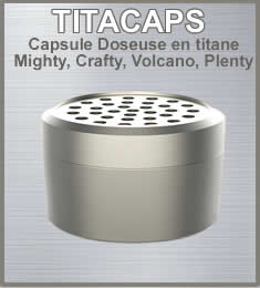 TitaCaps capsule doseuse Mighty en titane